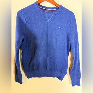 Tommy Hilfiger Men's Classic Blue Crewneck Sweater size small